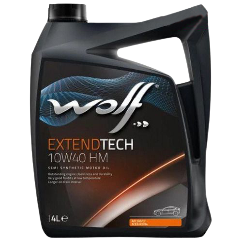 Моторное масло Wolf ExtendTech 10W-40 HM, 4л  (WOLF: 151274)